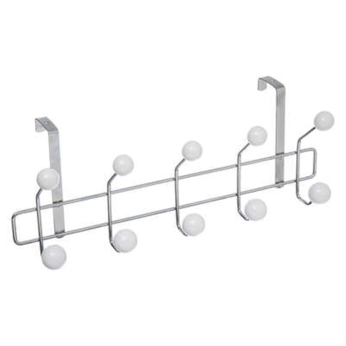 Appendiabiti da parete da 10 ganci  L 16,5 x P 12 x H 44 cm