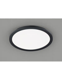 Plafoniera Rotonda Camillus Led Dimmerabile Nero IP44 Ø40 cm Trio Lighting