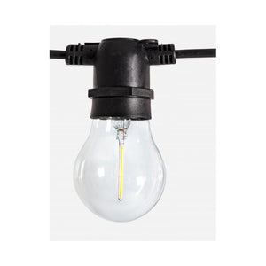 Catena luci esterno Bright 10 LED Trasparenti 8,4m