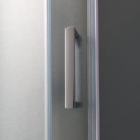 Box doccia semicircolare 80x80 cm cristallo opaco