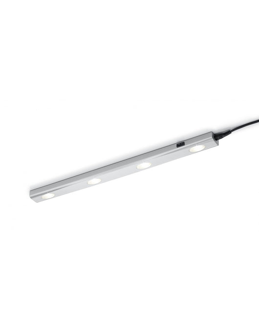 Reglette Applique 4 Led Aragon Alluminio L55 cm Trio Lighting