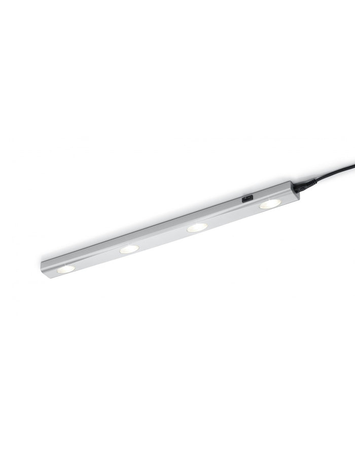 Reglette Applique 4 Led Aragon Alluminio L55 cm Trio Lighting
