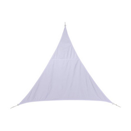 Tenda da Sole Triangolare 5x5x5 m in Tessuto Impermeabile - Colore: Grigio Tortora