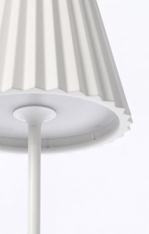 Lampada tavolo led bianca D.12,5 x 36h in metallo