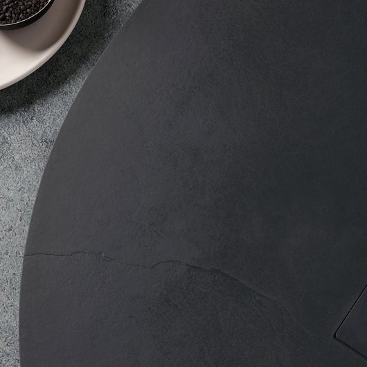 Piatto doccia semicircolare 80x80 antracite