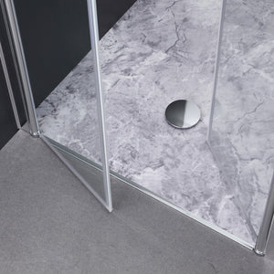 Porta doccia saloon per nicchia 80 cm