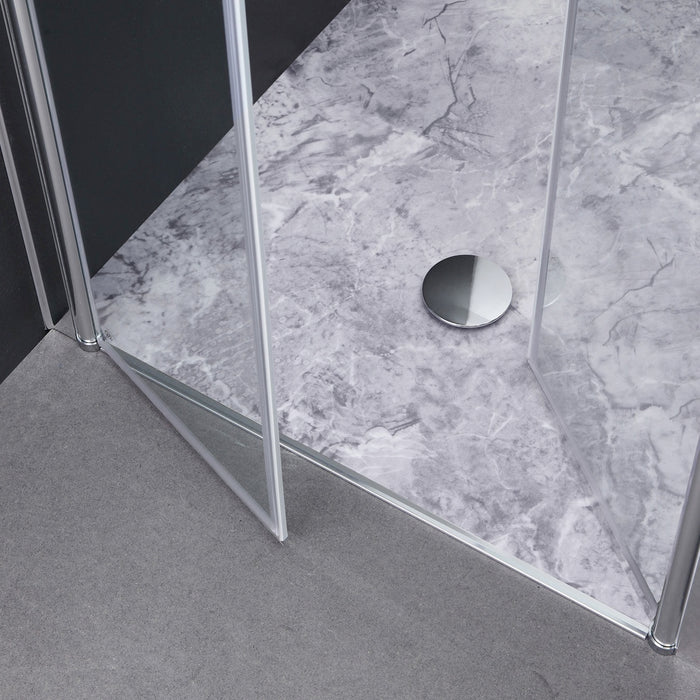 Porta doccia saloon per nicchia 80 cm