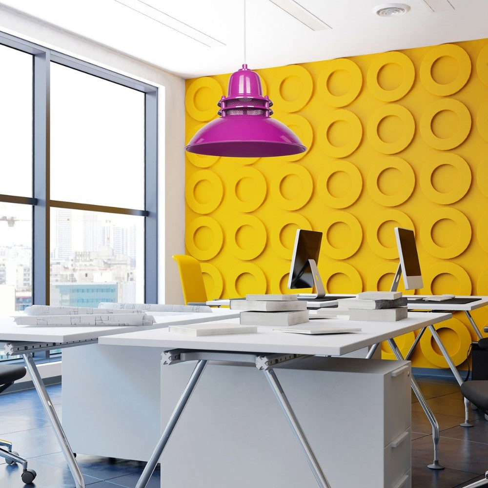 Lampada da soffitto Tibet ASZ0872 colore fucsia H95xL34