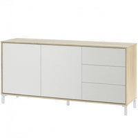Credenza 2 Ante più 3 Cassetti Brooklyn cm 154 x 41 x 74h