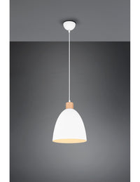 Piccola Sospensione Cucina Jagger Metallo Bianco Trio Lighting