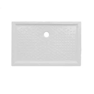 Piatto Doccia 80x100xh.6 cm Rett. Bianca In Ceramica Dianhydro