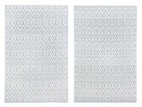 Tappeto Rombo Grig-Bia 120X180