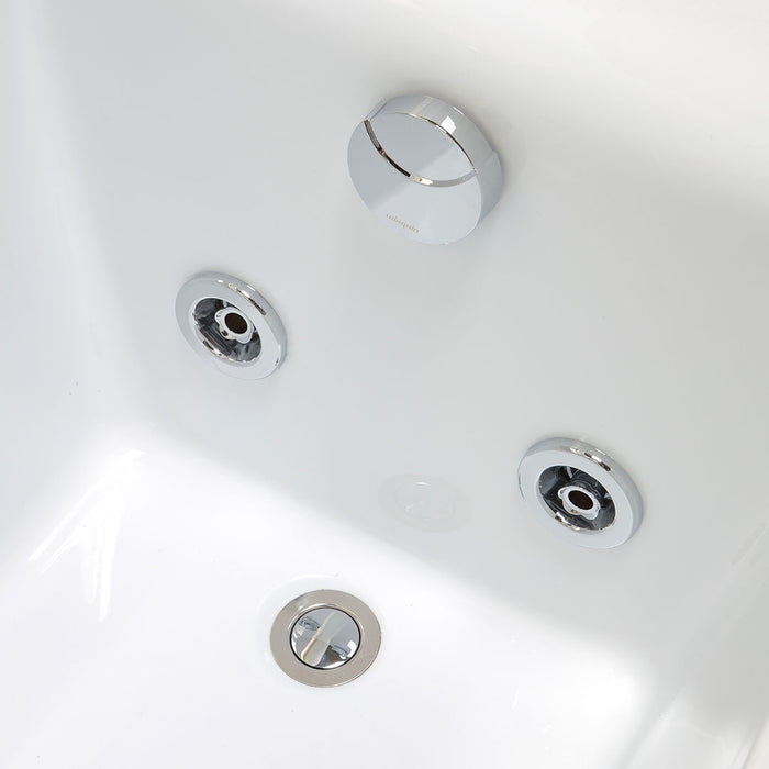 Vasca da bagno rettangolare idromassaggio