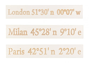 3x Decorazione Parete Cardinal Bianco Ass3