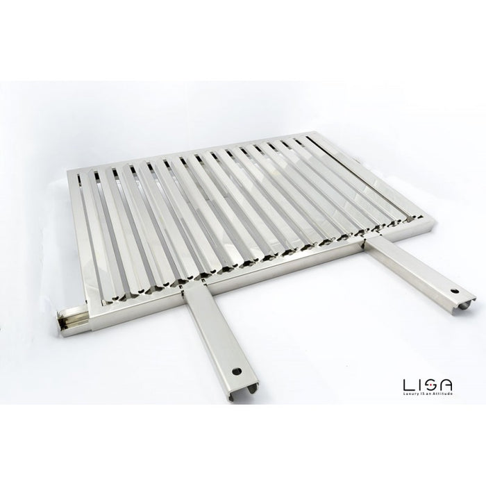 Griglia barbecue raccogli grasso salvaspazio