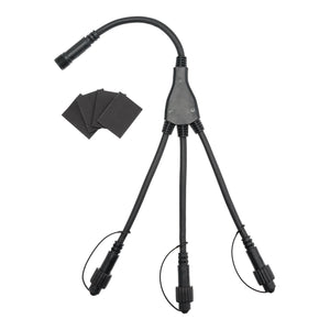 Connettore multiplo 3 uscite 15x3 cm