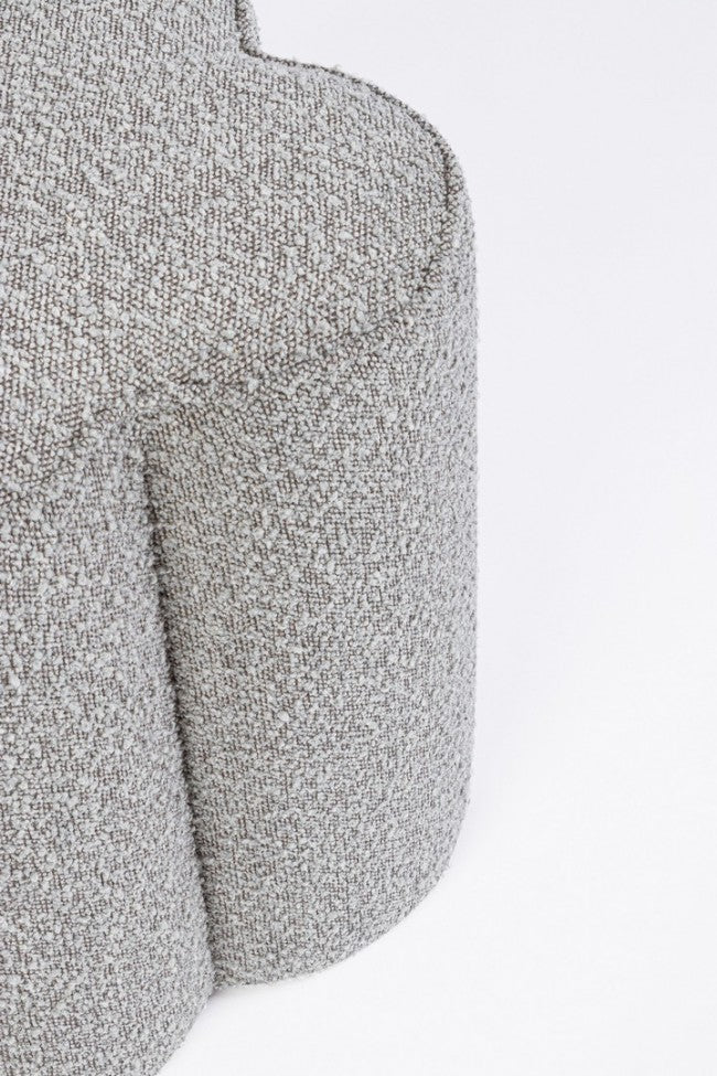 Pouf cointa grigio 40x40x45 h