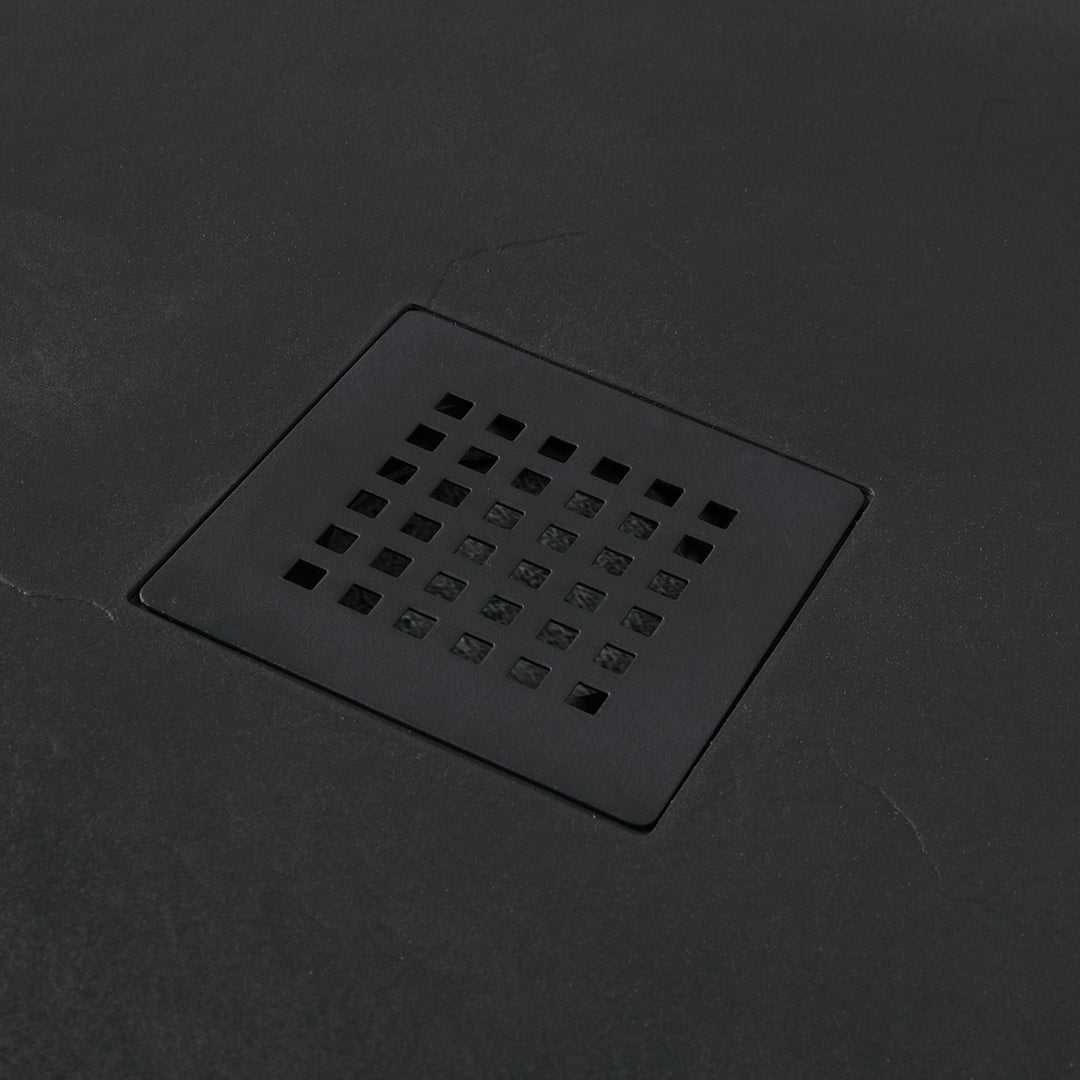 Piatto doccia semicircolare 90x90 antracite