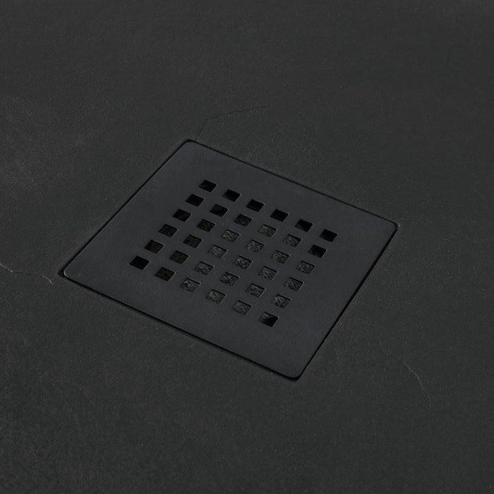 Piatto doccia semicircolare 90x90 antracite