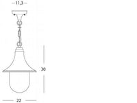 Sospensione E27  linea zoe  nero