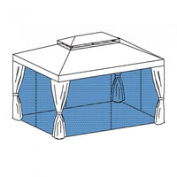 Kit Zanzariera per Gazebo Roma 3x4