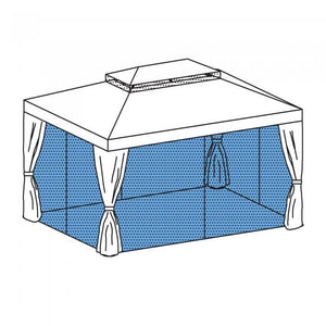Kit Zanzariera per Gazebo Roma 3x4
