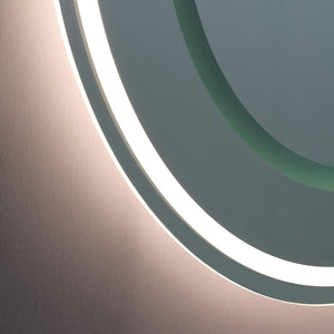 Specchio ovale 180x80 con illuminazione led
