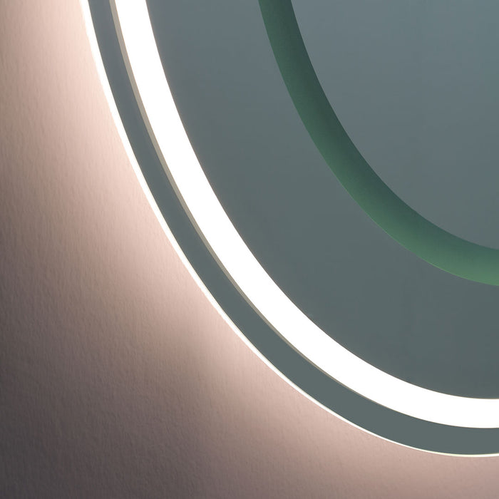 Specchio ovale 180x80 con illuminazione led