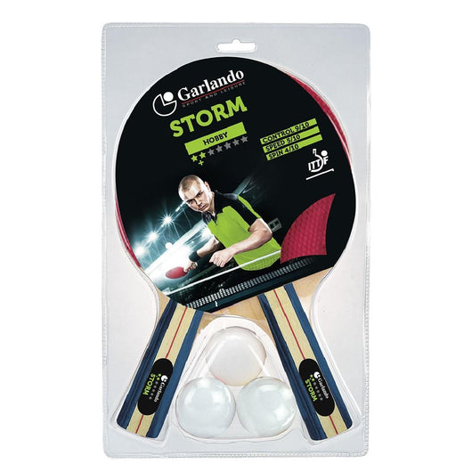 Set STORM (2 racchette 2 stelle + e 3 palline 1 stella) approvato ITTF