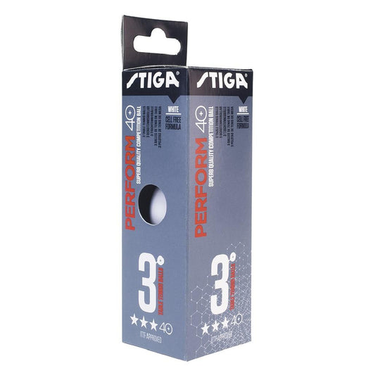 Confezione di 3 palline bianche STIGA PERFORM WHITE ( 3 stelle ) ABS