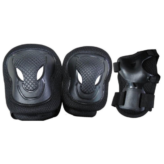 Set di protezioni SENIOR (ginocchiere, gomitiere e parapolsi regolabili)