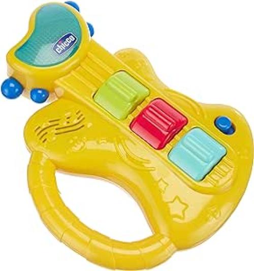 Chicco 52513, Gioco Chitarra Musicale per Bambini con Luci e Suoni, 3-24 Mesi