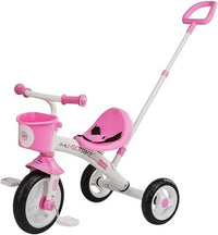 Chicco Triciclo Bambini U-GO 2in1, Triciclo Bimba e Bimbo con Maniglione ad Altezza Regolabile, Cinture di Sicurezza e C