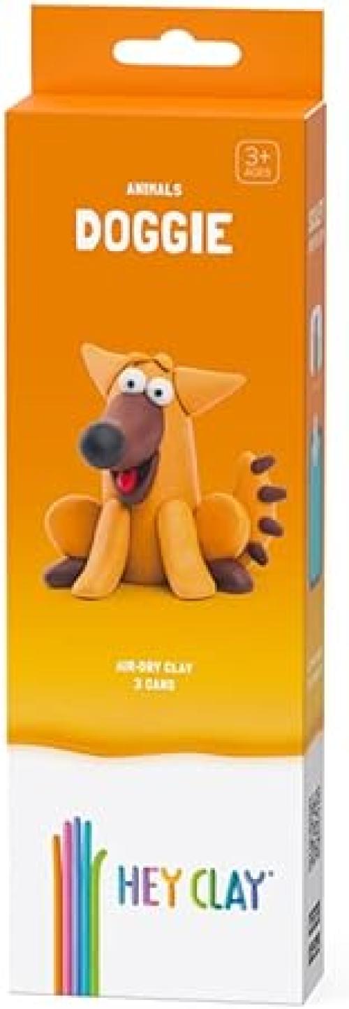 Hey Clay Doggie, pasta modellabile small set Cane. Argilla da Modellare per Bambini in confezione piccola da 1 soggetto