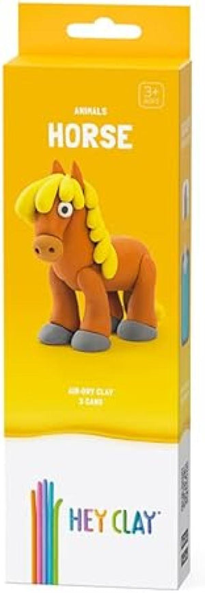 Hey Clay Horse, pasta modellabile small set Cavallo. Argilla da Modellare per Bambini in confezione piccola da 1 soggett