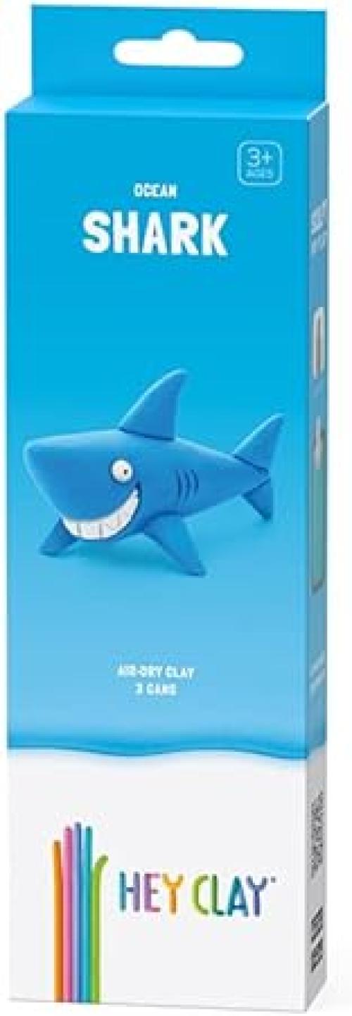 Hey Clay Shark, pasta modellabile small set Squalo. Argilla da Modellare per Bambini in confezione piccola da 1 soggetto