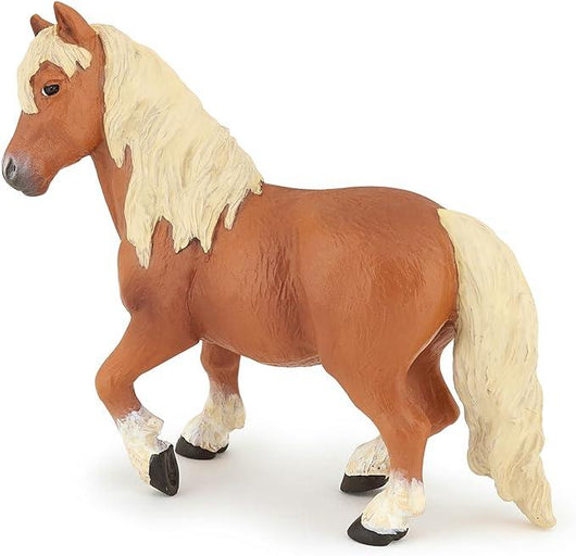 Papo -Dipinta a mano- figurina-Cavalli, puledri e pony-Pony Shetland -51518-Collezione -Adatto a bambini e bambine - A p