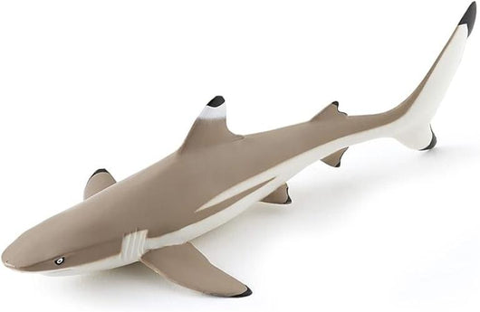 Papo -Dipinta a mano- figurina-Mondo marino-squalo pinna nera-56034-Collezione -Adatto a bambini e bambine - A partire d