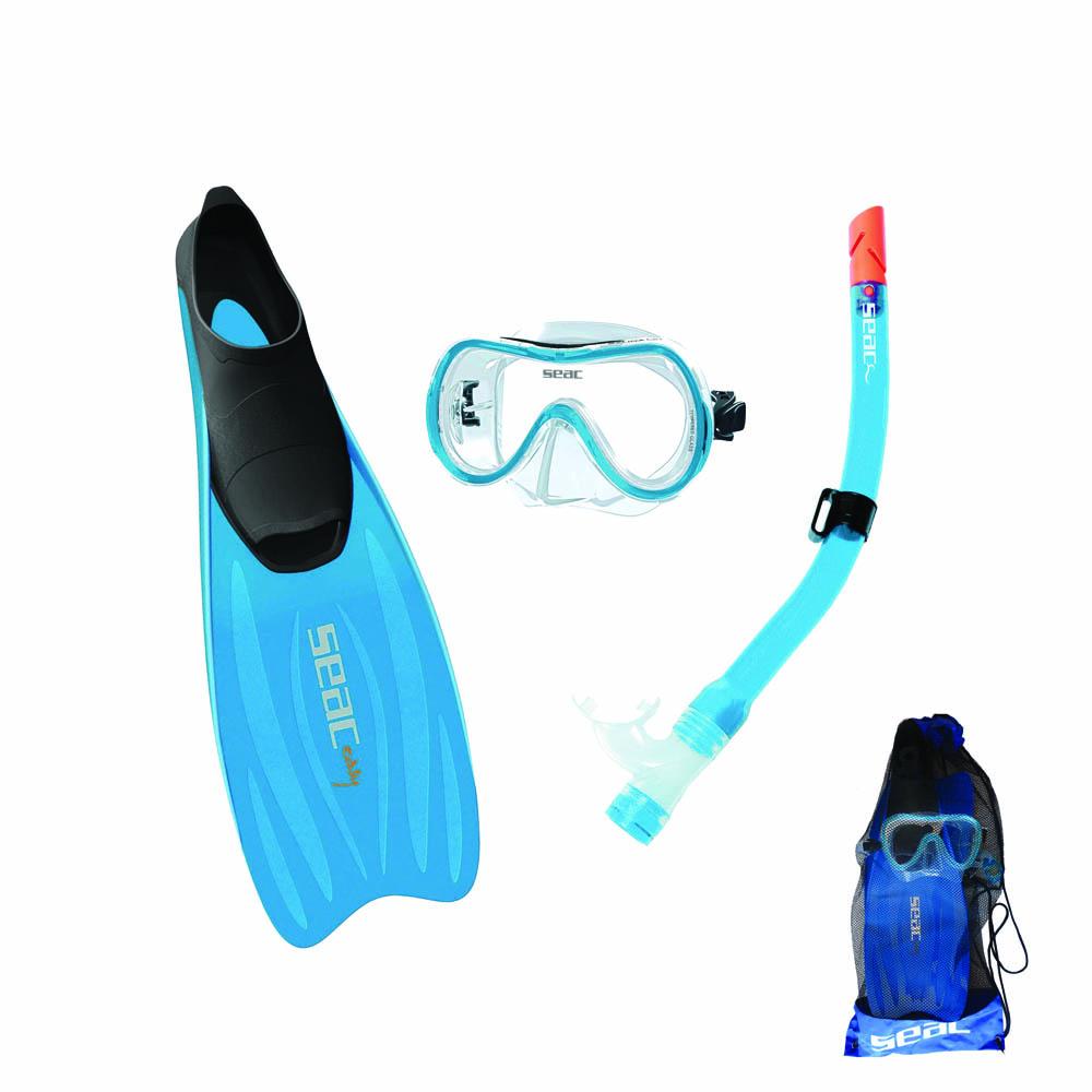 SET SUB `TRIS` BIMBO N.28/30, MASCHERA, BOCCAGLIO E PINNE