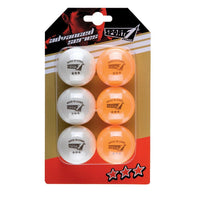 BLISTER 6 PALLINE PING PONG 3 STARS