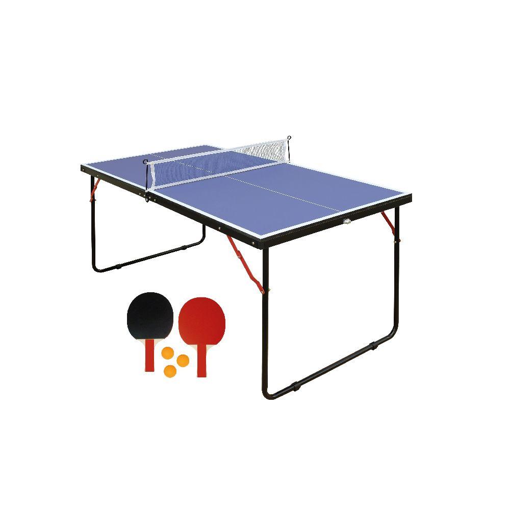 ping pong Tavolo pieghevole. Tavolo ping pong richiudibile e salvaspazio. Tavolo da ping pong in acciaio con maniglia,
