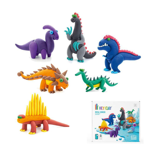 HEY CLAY`DINOSAURI`KIT GRANDE