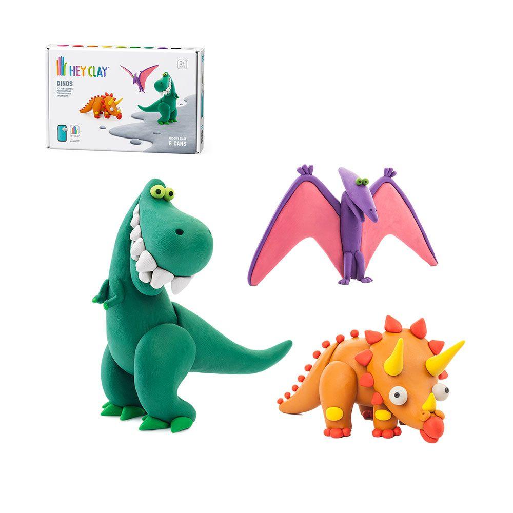 HEY CLAY`DINOSAURI-1`KIT MEDIO