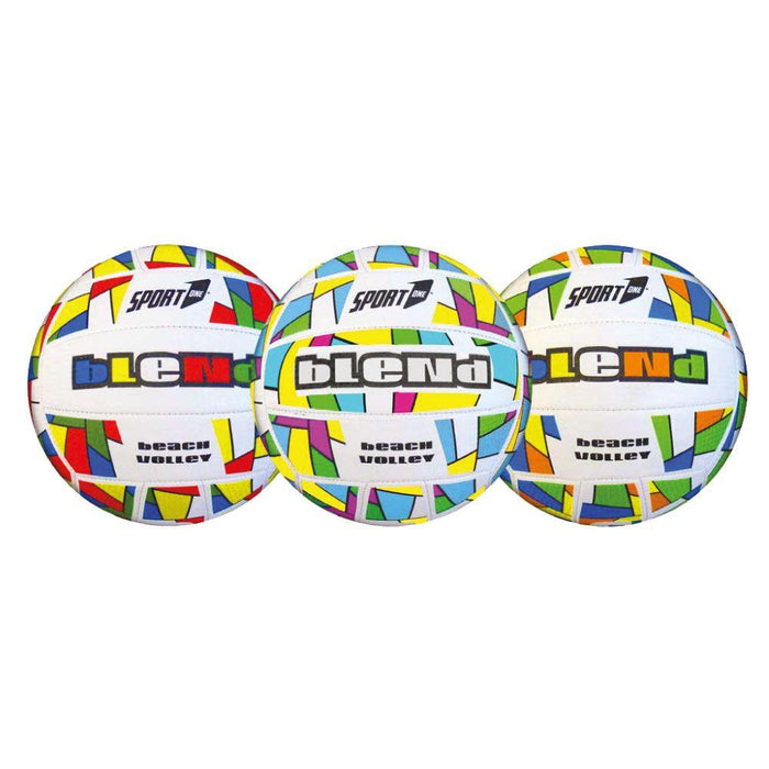 PALLONE BEACH VOLLEY `BLEND` in cuoio sintetico cucito, misura 5