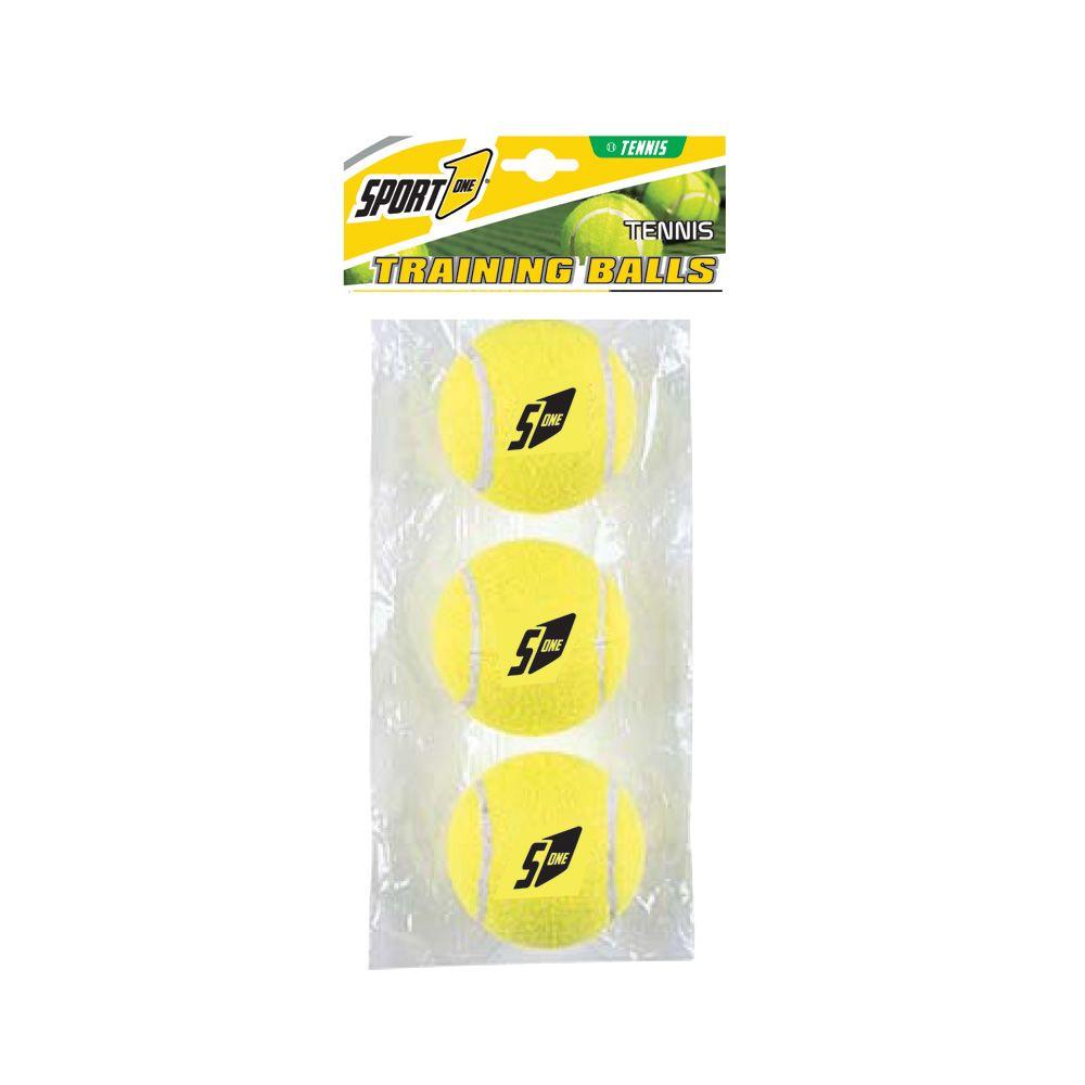 PALLE TENNIS GIALLE IN BUSTA (3PZ)