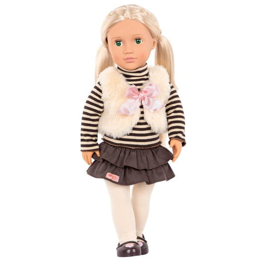 Og Dolls - Doll with Casual Fur Outfit - Holly