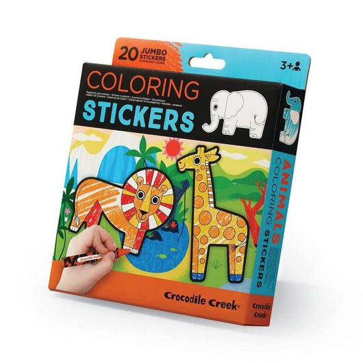 Crocodile Creek - Creativity Coloring Stickers - Animal