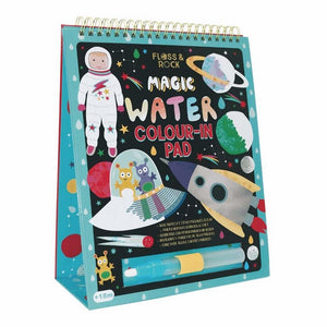 Floss & Rock - Magic Water Easel Pad & Pen - Space