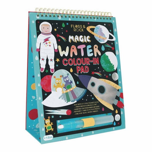 Floss & Rock - Magic Water Easel Pad & Pen - Space