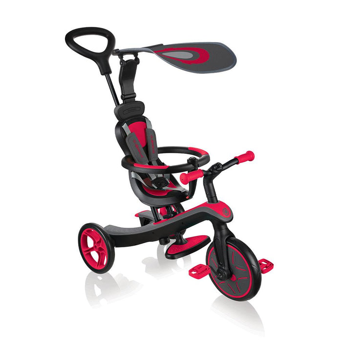 Globber - Xplorer Trike 4 in 1 - Red